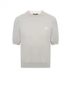 Balmain Футболка из шелка и хлопка - Артикул: GF0ALB30KJ53