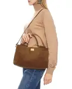 Dolce&Gabbana Сумка Vittoria из телячьей замши - Артикул: BB7896-A0775