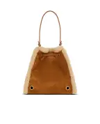 Balmain Рюкзак из овечьей замши - Артикул: HN1GE036LMOS