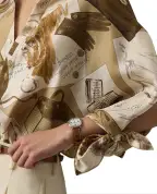Ralph Lauren Collection Блуза з шовку з принтом Karen Diary - Артикул: 290P00352001
