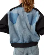 Stella McCartney Куртка джинсовая в стиле Patchwork - Артикул: 6D04483SQH49