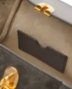 Balmain Сумка Pulse Day Small із телячої замші - Артикул: HN1DA067LTXC