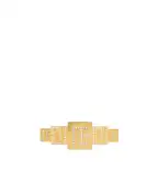 Balmain 3D-Брошь с кристаллами - Артикул: GN1XM590MBAS
