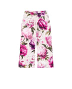 Dolce&Gabbana Детские брюки в цветочном принте (костюм) - Артикул: L5JPJ5-G7QWQ-B