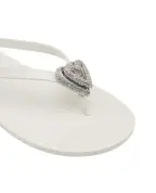 Mach&Mach Шлепанцы Double Heart - Артикул: SS26-S0888-05-GUM-WHT