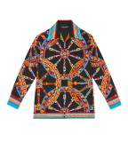 Dolce&Gabbana Сорочка Hawaii з попліну з принтом Carretto - Артикул: F5M82T-GDDTE