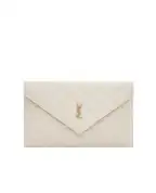 Saint Laurent Cумка-клатч PARIS из овечьей кожи - Артикул: 869533-1EL07