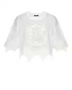 Balmain Топ із льону - Артикул: FF1EE130BD05