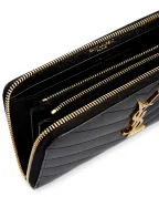 Saint Laurent Кожаный кошелек Мonogram - Артикул: 358094-BOW01