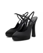 Dolce&Gabbana Слінгбеки з атласу - Артикул: CG0930-AE547