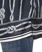 Dolce&Gabbana Рубашка Hawaii из шелка в морском принте - Артикул: G5JH9T-HI143