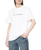 Stella McCartney Футболка оверсайз з логотипом - Артикул: 6J01583SPY48