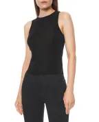 Saint Laurent Майка з ребристою в'язкою - Артикул: 863133-Y77IR