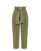 Balmain Брюки с хлопком и льном - Артикул: GF0PQ285CG64