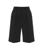 Saint Laurent Шерстяные шорты-бермуды - Артикул: 832489-Y7E63