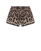 Dolce&Gabbana Детские шорты с леопардовым принтом - Артикул: L5J845-ONO11-S