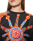 Dolce&Gabbana Футболка в принте Сarretto - Артикул: F8W13T-GDDVP