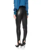 Balmain Брюки из овечьей кожи со стременами - Артикул: PA0000000005