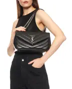 Saint Laurent Сумка LOULOU Medium из овечьей кожи - Артикул: 801439-AAE4Y