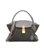Balmain Сумка Pulse Day Small із телячої замші - Артикул: HN1DA067LTXC