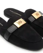 Dolce&Gabbana Мюлі із замші та шкіри - Артикул: CI0231-A3S71