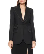 Dolce&Gabbana Однобортний жакет Turlington із вовни та шовку - Артикул: F29EFT-GDDFR