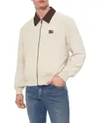 Dolce&Gabbana Куртка-бомбер из льна и шелка - Артикул: G9BODZ-FUTAZ