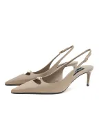 Dolce&Gabbana Слінгбеки Lollo з телячої шкіри - Артикул: CG0796-A1953