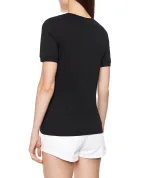 Dolce&Gabbana Футболка з логотипом із кристалів - Артикул: F8N08Z-G7B3U