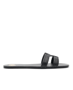 Saint Laurent Шлепанцы Mabrouka из телячьей кожи - Артикул: 861853-25V00