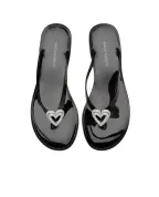 Mach&Mach Шлепанцы Double Heart - Артикул: SS26-S0888-05-GUM-BLK