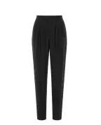 Saint Laurent Брюки из шелка хаботай - Артикул: 856580-Y6J78