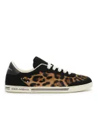 Dolce&Gabbana Кеды Saint Tropez Light из телячьей кожи с принтом - Артикул: CK2306-AS529