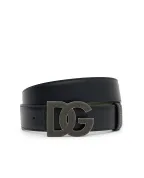 Dolce&Gabbana Ремень двусторонний из кожи - Артикул: BC4966-AZ345