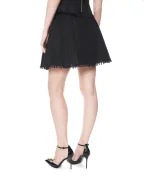 Balmain Плісирована спідниця з твіду - Артикул: GF1LBB34XL81
