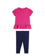 Polo Ralph Lauren Дитячий комплект з бавовняної футболки та легінсів Polo Bear - Артикул: 310A98934001