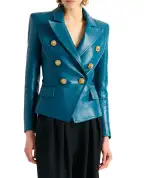 Balmain Жакет з овечої шкіри - Артикул: HF1SG187LE35