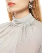 Dolce&Gabbana Топ из трикотажа ламе - Артикул: F7BD6T-HU7WC