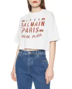 Balmain Футболка с принтом Balmain Plage - Артикул: GF0EE145BD55