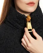 Balmain Пуховик із твіду - Артикул: HF1TP140XC67