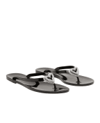 Mach&Mach Шлепанцы Double Heart - Артикул: SS26-S0888-05-GUM-BLK