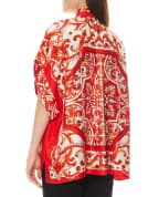 Dolce&Gabbana Шовкова сорочка з принтом Майоліка - Артикул: F5T52T-GDDRE