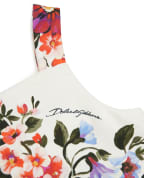 Dolce&Gabbana Детское платье с цветочным принтом - Артикул: L54DI0-FSFOZ-B