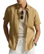 Polo Ralph Lauren Рубашка с коротким рукавом из льна - Артикул: 710968912502