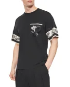 Dolce&Gabbana Футболка из хлопка и шелка с принтом - Артикул: G8SB2T-G7PZJ