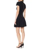 Balmain Сукня міні з ефектом блиску - Артикул: HF1R7510KK04