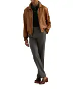 Ralph Lauren Purple Label Хлопковый свитер с короткими рукавами - Артикул: 790957779001
