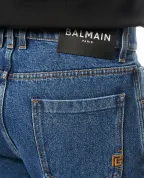 Balmain Джинсы прямого кроя из денима - Артикул: GH1MI043DG08