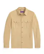 Ralph Lauren Purple Label Замшевая рубашка - Артикул: 790654923034