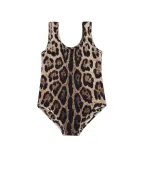 Dolce&Gabbana Детский купальник с леопардовым принтом - Артикул: L5J812-ONO11-S